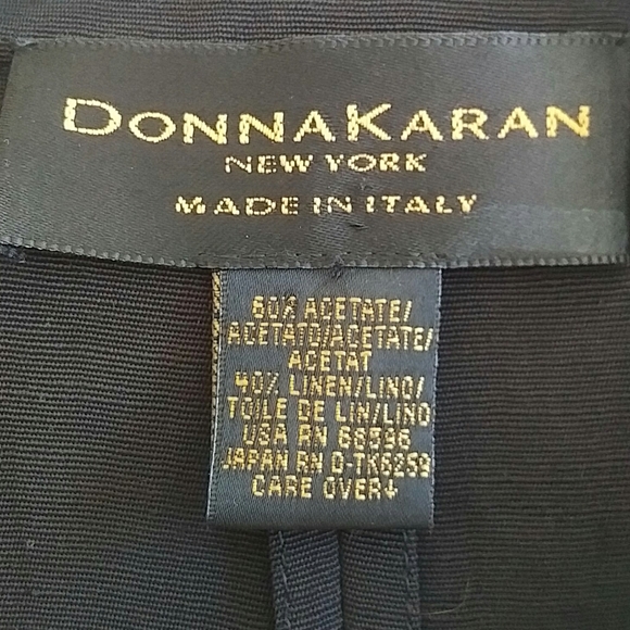 DONNA KARAN - Italian linen blend jacket - Picture 3 of 6